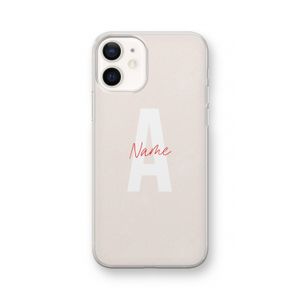 Strawberry Milkshake: iPhone 12 Transparant Hoesje