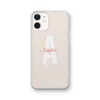 Strawberry Milkshake: iPhone 12 Transparant Hoesje Strawberry Milkshake: iPhone 12 Transparant Hoesje