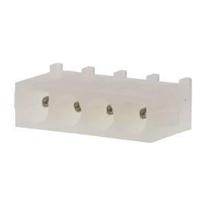 Molex 10844040 Female header, inbouw (standaard) Totaal aantal polen: 4 Rastermaat: 6.35 mm Inhoud: 1 stuk(s) Bag