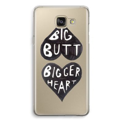 Big butt bigger heart: Samsung Galaxy A5 (2016) Transparant Hoesje