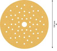 Bosch Accessoires Expert C470 schuurpapier voor excenterschuurmachines 150 mm, multigaten, K80 50-delig - 1 stuk(s) - 2608901137