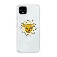Kleine leeuw: Pixel 4 XL Transparant Hoesje