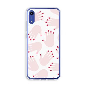 Hands pink: Honor Play 8A Transparant Hoesje