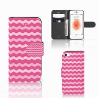 Apple iPhone 5 | 5s | SE | Telefoon Hoesje | Waves Pink
