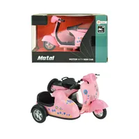 Toi-Toys Speelgoed Scooter met Zijspan - Roze - thumbnail