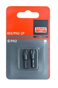 Bahco 2xbits ph 2 25 mm 5/32" | 45S/PH2-2P