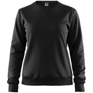 Craft Leisure vrijetijdssweater crewneck zwart dames XL