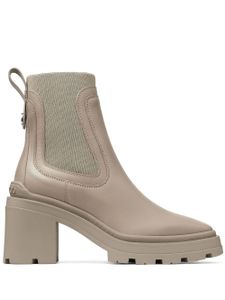 Jimmy Choo bottines Veronique 80 mm en cuir - Tons neutres