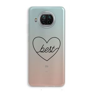 Best heart black: Xiaomi Mi 10T Lite 5G Transparant Hoesje
