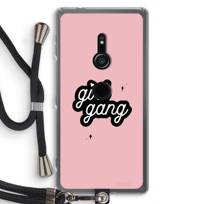 Girl Gang: Sony Xperia XZ2 Transparant Hoesje met koord