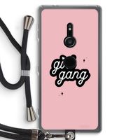 Girl Gang: Sony Xperia XZ2 Transparant Hoesje met koord