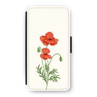 Red poppy: iPhone 12 Flip Hoesje