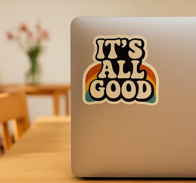 Laptop sticker motivatie tekst