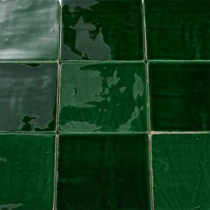 Dateg wandtegel handvorm Groen Mix 13x13