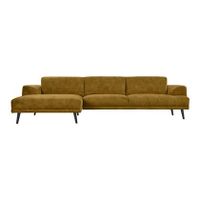 by fonQ Flair Hoekbank met Chaise Longue Links - Mosgroen