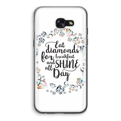 Diamonds: Samsung Galaxy A5 (2017) Transparant Hoesje