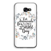 Diamonds: Samsung Galaxy A5 (2017) Transparant Hoesje