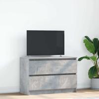Tv-meubel 80x35x54 cm spaanplaat betongrijs