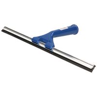 Blauwe raamwisser/raamtrekker rubber strip en kunststof handvat 35 cm - Raamwissers - thumbnail