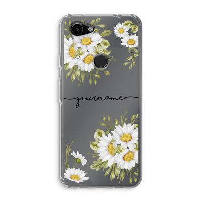 Daisies: Google Pixel 3a Transparant Hoesje