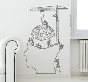 Sticker illustratie neurologische operatie