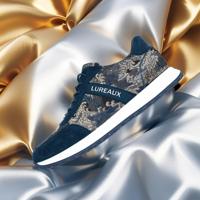 Silent Blue Tsunami Runners Lureaux - Handgemaakte Nette Schoenen Voor Heren