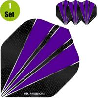 Mission Flare Dart Flights - Paars