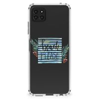 Samsung Galaxy A22 5G Stevig Bumper Hoesje Boho Beach - thumbnail