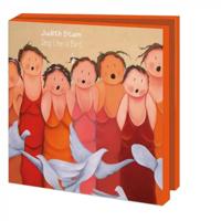 Kaartenmapje Sing, Judith Stam 10 Stuks met Enveloppen