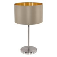 Eglo Landelijke tafellamp Maserlo Beige/Goud 31629