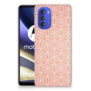 Motorola Moto G51 5G TPU bumper Pattern Orange