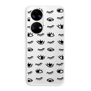 Eye pattern #2: Huawei P50 Transparant Hoesje