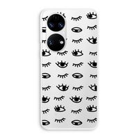 Eye pattern #2: Huawei P50 Transparant Hoesje