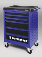 Promat Gereedschapswagen | TREND | B755xD465xH1030mm | 300 kg 6 laden | 152-delig staalplaat - 4000871050 4000871050