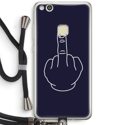 F**k U: Huawei Ascend P10 Lite Transparant Hoesje met koord