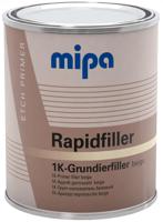 Mipa vulmiddel voor grondverf "rapidfiller " ds.rapidfiller 1000ml beige