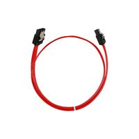 Sharkoon SATA 2 Cable with latch, 50 cm SATA-kabel 0,5 m Rood - thumbnail