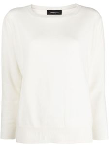 Fabiana Filippi round-neck knitted jumper - Blanc