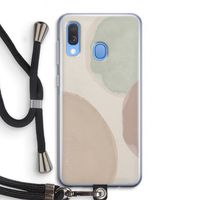 Geo #8: Samsung Galaxy A40 Transparant Hoesje met koord