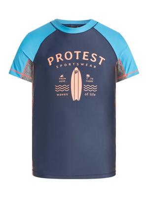 Protest Prtakino Short Sleeve Surf Kinder Zwemshirt Night Skyblue 140