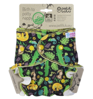 Petit Lulu Maxi nachtluier Fluffy Organic - Regenwoud