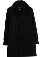 Saint Laurent duffle-coat en laine à coupe courte - Noir - thumbnail