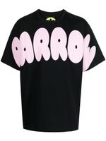 BARROW t-shirt en coton à logo imprimé - Noir