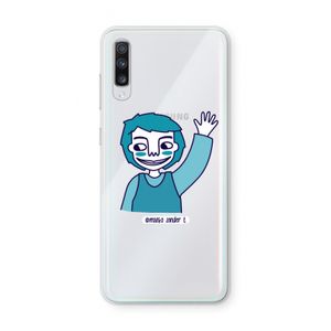 Zwaai: Samsung Galaxy A70 Transparant Hoesje