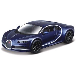 Modelauto Bugatti Chiron 1:32 blauw