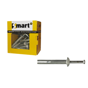 pgb-Europe SMART | Inslagnagel Zamak Ø 6x50 Zn | 25 st SM00HN001060050E