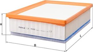 Luchtfilter LX4068