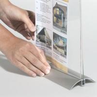 Presenter A4 - 21x30cm met alu-voet