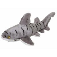 Nature Planet pluche zandhaai knuffel - 30 cm - Dieren knuffels uit de zee Nature Planet pluche zandhaai knuffel - 30 cm - Dieren knuffels uit de zee
