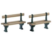 Double seated bench set of 2 - Lemax Double seated bench set of 2 - Lemax